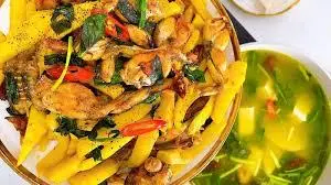 Hình ảnh Ếch xào măng