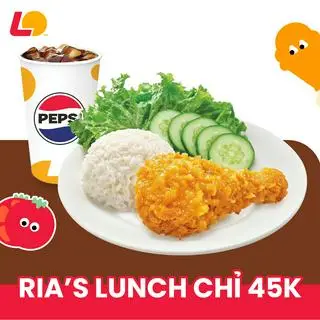 Hình ảnh Cơm gà sốt phô mai + Pepsi (S)
