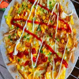 Hình ảnh Bánh tráng nướng khô bò