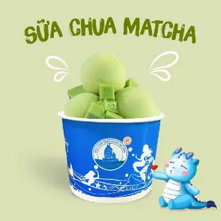 Hình ảnh Sữa chua matcha