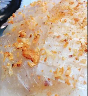 Hình ảnh Bánh tráng tỏi phi 170g