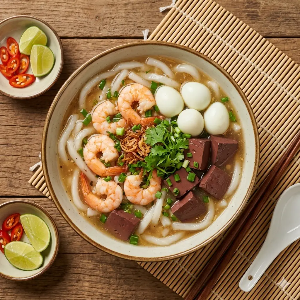 Hình ảnh Bánh canh tôm - chả - giò