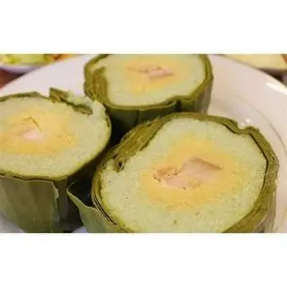 Hình ảnh Bánh tét 1 màu đậu mỡ
