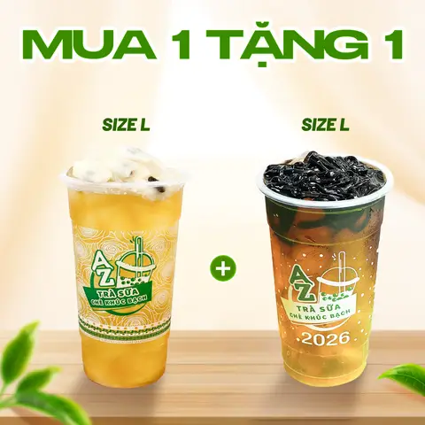 Hình ảnh Combo Trà mãng cầu lài nắng L tặng Hồng trà sâm bí đao L