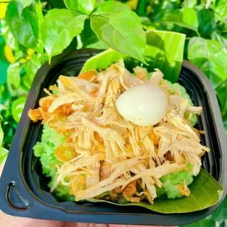 Hình ảnh Xôi gà lá dứa
