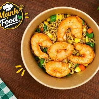 Hình ảnh Mì trộn indomie 5 tôm - rau củ