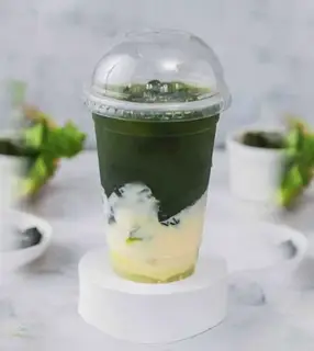 Hình ảnh Rau má đậu xanh ly lớn