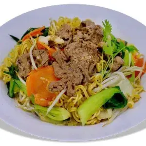 Hình ảnh Combo mì xào bò - nước tắc