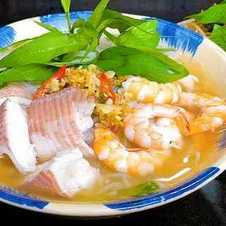 Hình ảnh Bún, cá lóc, tôm