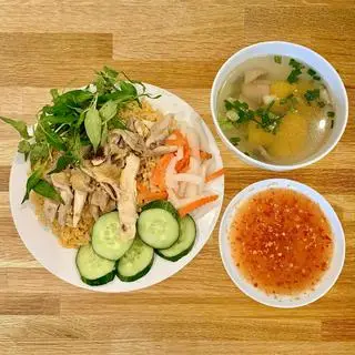 Hình ảnh Cơm gà xé