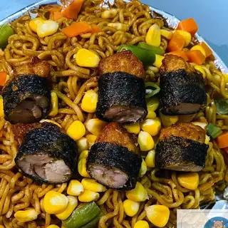 Hình ảnh Mì trộn gà rong biển