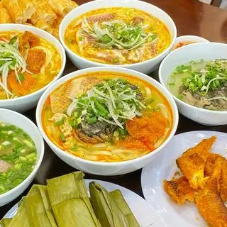 Hình ảnh Bún, bánh canh cá lóc thứ 2,3,4. Bún sườn non, mộc, giò heo, chả lụa, chiên, chả quế.