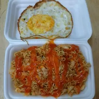 Hình ảnh Mì trộn khô 2 vắt 1 trứng