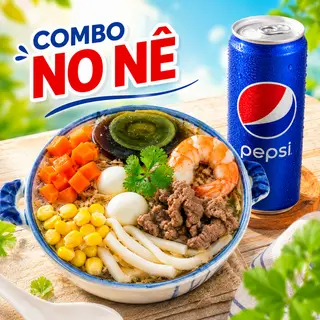 Hình ảnh Combo No Nê - Súp mix 3 món tự chọn & Pepsi
