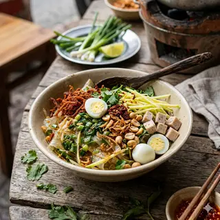 Hình ảnh Bánh tráng mỡ hành