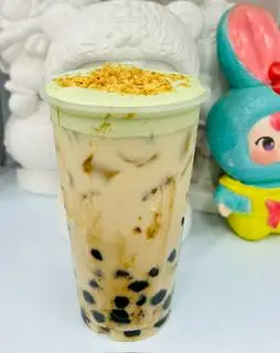 Hình ảnh Trà sữa kem matcha phomai dừa nướng