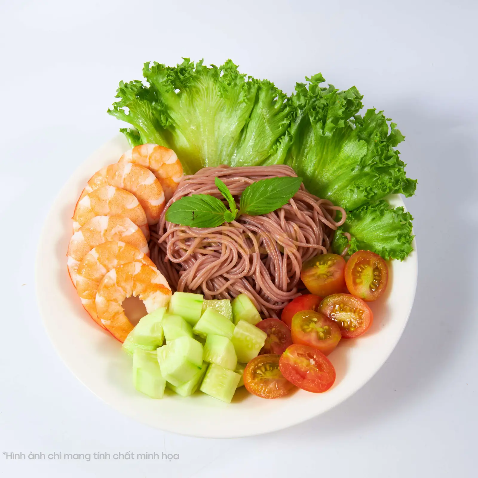 Hình ảnh Bún thịt luộc tôm trứng