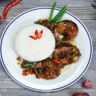 Hình ảnh Cơm cá lóc kho