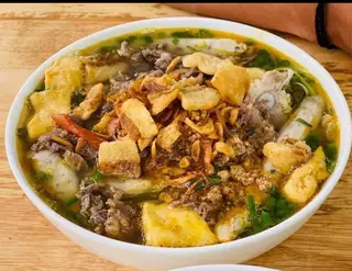 Hình ảnh Bún riêu cua tóp mỡ - giò