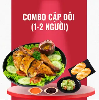 Hình ảnh Gà Nướng 1/2 Con - Ăn Kèm