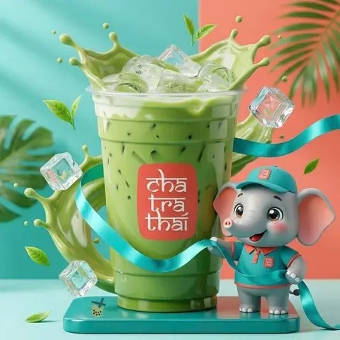 Hình ảnh Cha Tra Thai - Trà Thái Đường Phố Phong Cách BangKok - Trần Bình