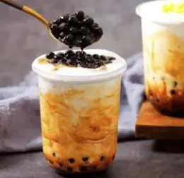 Hình ảnh Sữa tươi trân châu đường đen