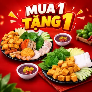 Hình ảnh [1 TẶNG 1] Mua Bún đậu nhà vua tặng Bún đậu mắm tôm