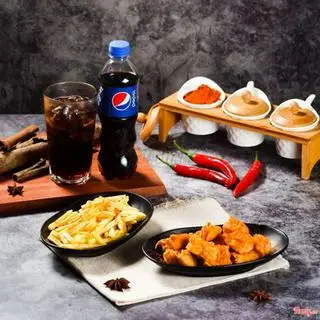 Hình ảnh Set 79k - Gà Miếng - Khoai Tây - Trà Hoặc Coca