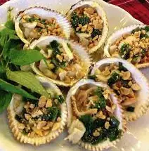 Hình ảnh Sò dương nướng mỡ hành 1 con