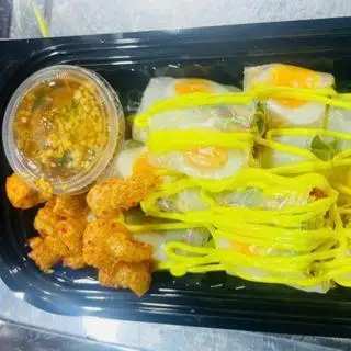 Hình ảnh Cuốn lòng đào tóp mỡ
