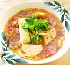Hình ảnh Bún bò tái chả