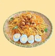 Hình ảnh Bánh tráng trộn truyền thống - tóp mỡ