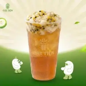 Hình ảnh Trà oolong măng cụt chanh leo - 700ml