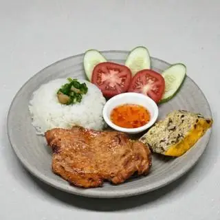 Hình ảnh Cơm sườn chả