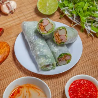 Hình ảnh Gỏi cuốn chả cá