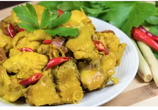Hình ảnh Cơm gà kho sả nghệ