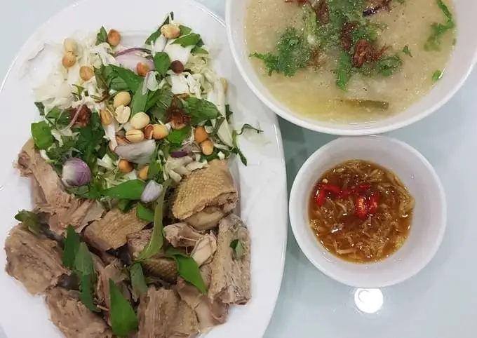 Hình ảnh Cháo gỏi vịt 1 người