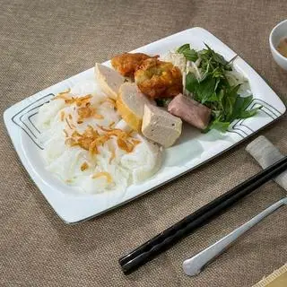 Hình ảnh Bánh ướt chả lụa - nem