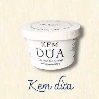 Hình ảnh Kem dừa - Hộp 150g