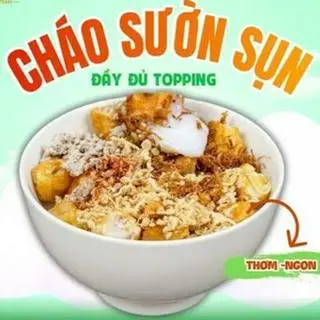 Hình ảnh Cháo sườn đầy đủ topping