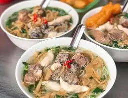Hình ảnh Bún tim bầu dục sườn