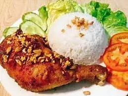 Hình ảnh Cơm đùi gà chiên nước mắm