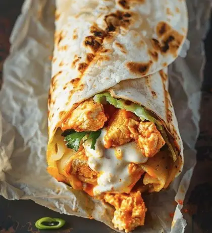 Hình ảnh Bánh Tacos gà phô mai