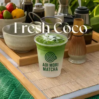 Hình ảnh (Clear) Fresh Coco Matcha Tàng Vĩnh An Việt Nam - no sugar