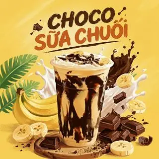 Hình ảnh Choco sữa chuối