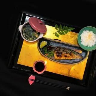 Hình ảnh Set cơm cá saba nướng - salt - grilled mackerel set - set13