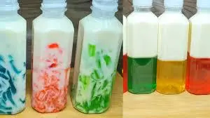 Hình ảnh Sữa chua uống thạch dâu