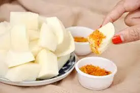 Hình ảnh Củ đậu gọt sẵn kèm muối