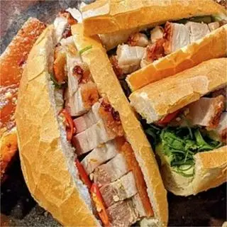 Hình ảnh Bánh mì heo quay