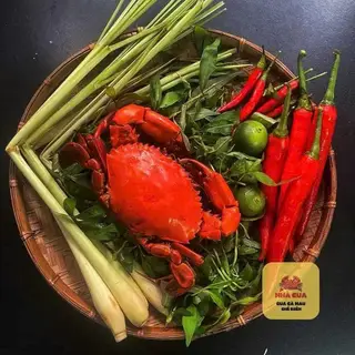 Hình ảnh Combo 1 cua thịt size to vừa hấp 280 đến 350gram - Coca Cola